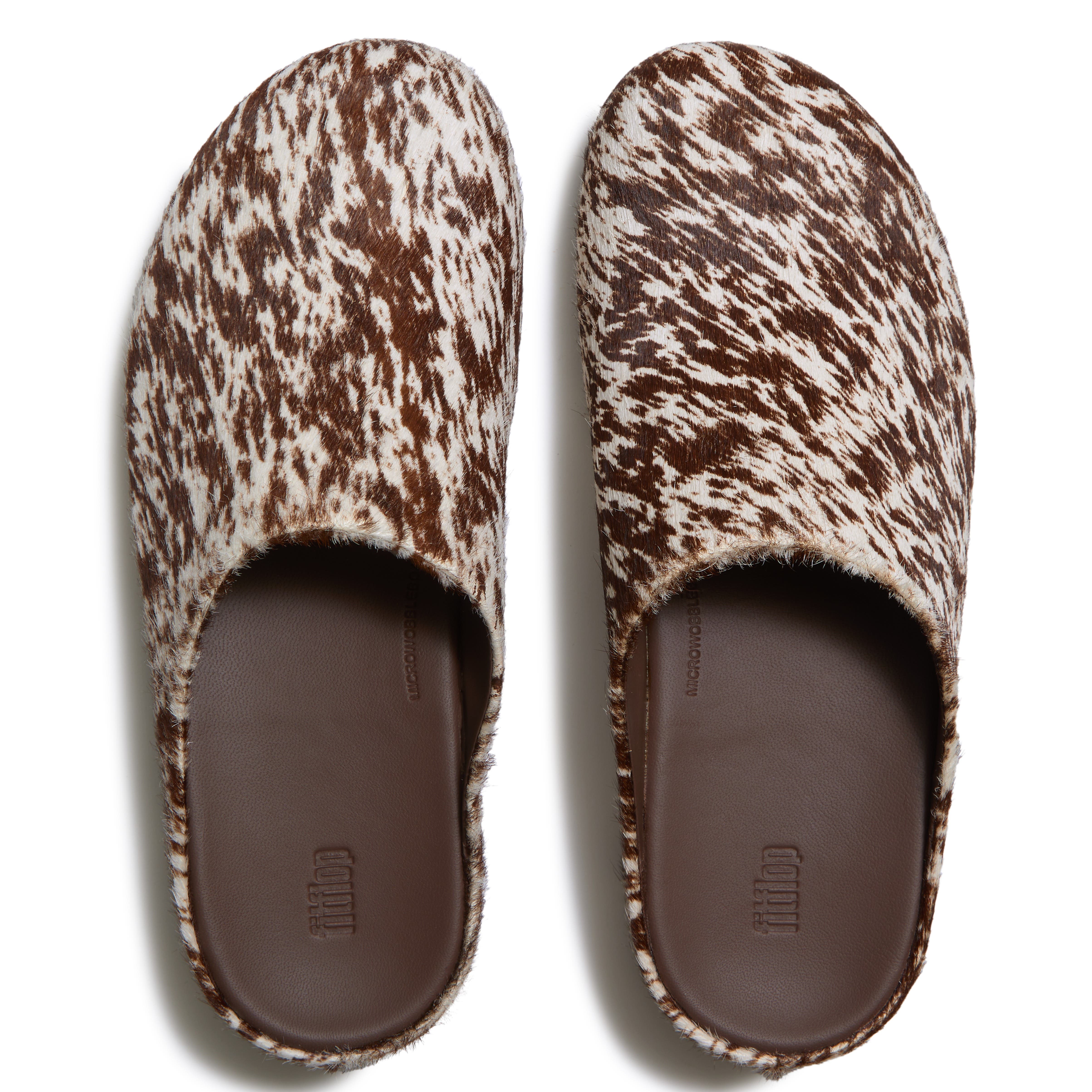 Shuv Pony Mules, Alternate, color, Brown/White
