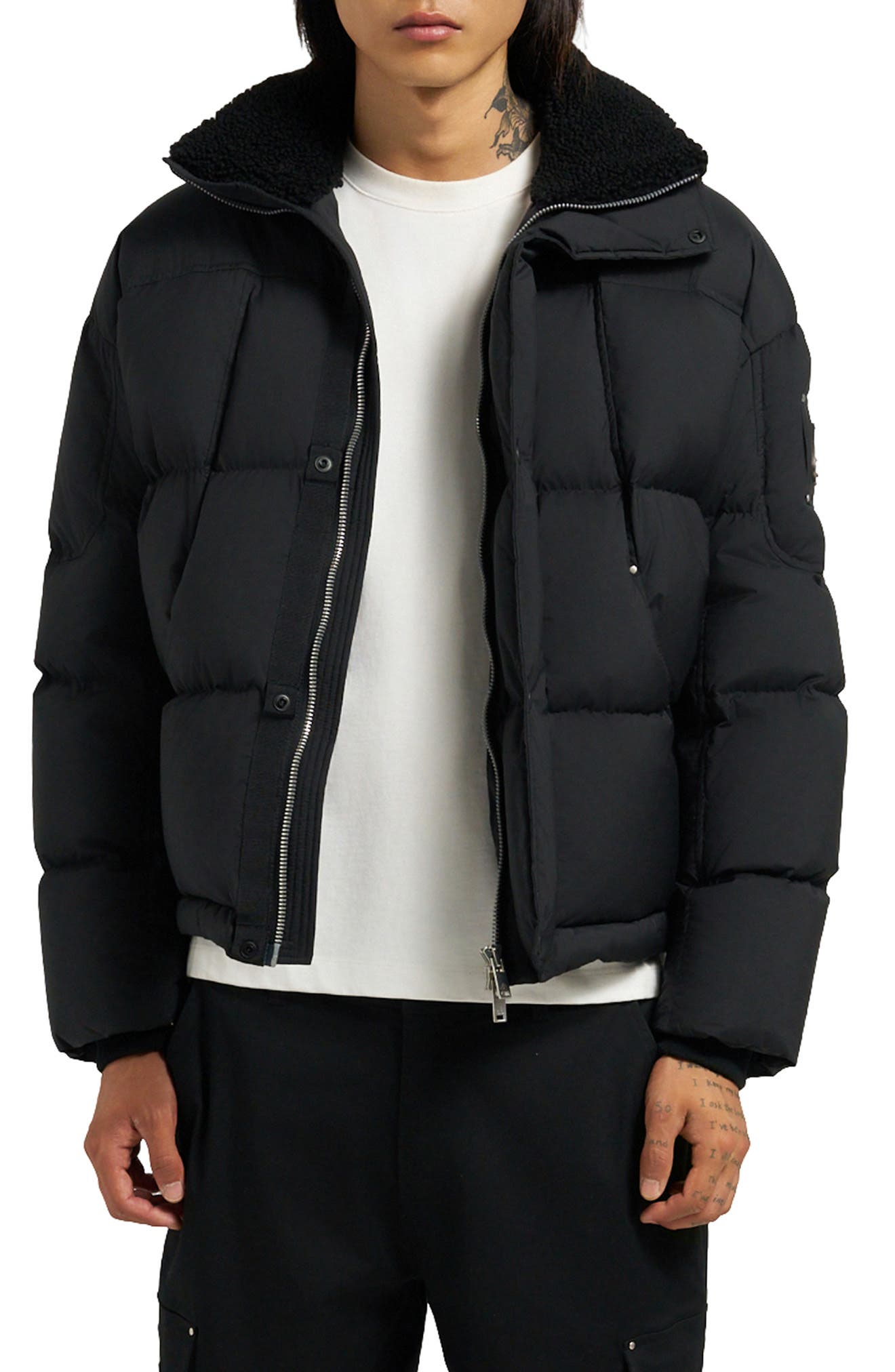 Everest Fleece Collar Down Puffer Jacket