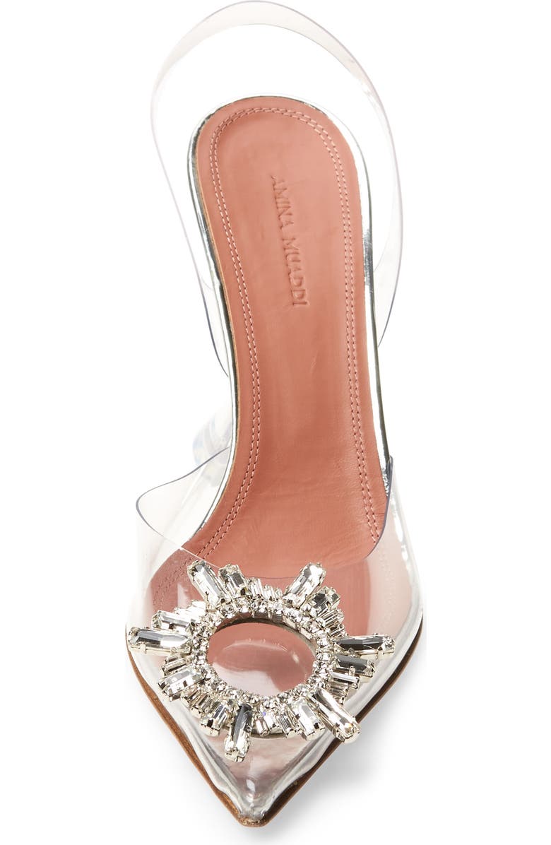 Amina Muaddi Begum Glass Slingback Pump, Alternate, color,