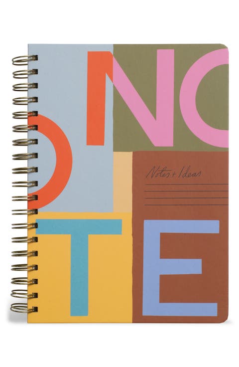 Colorblock Spiral Notebook