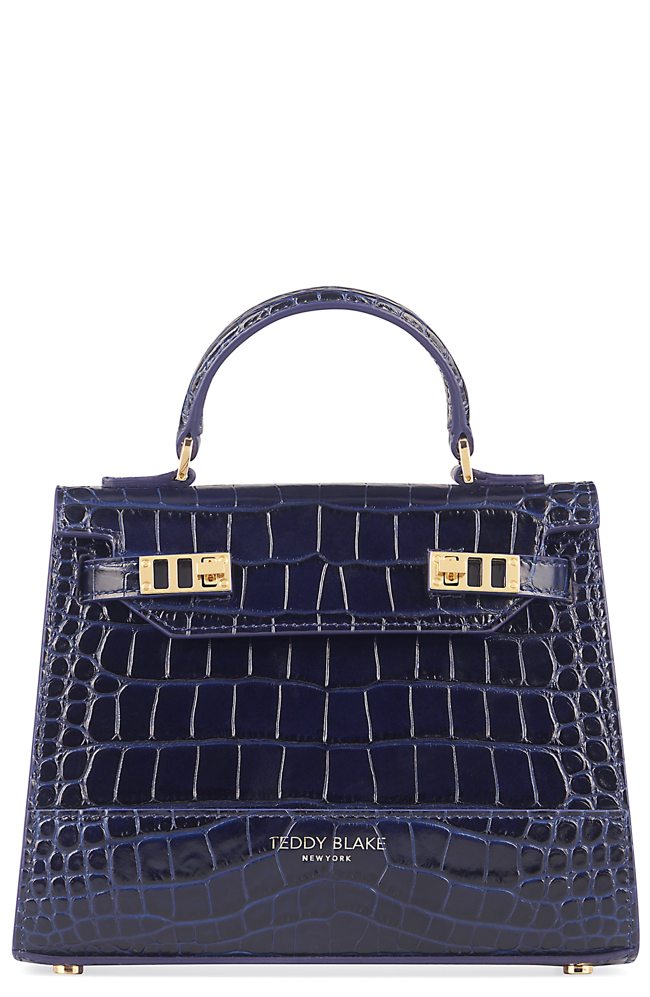 Teddy Blake Kim Croco 9", Main, color, Croco Dark Blue