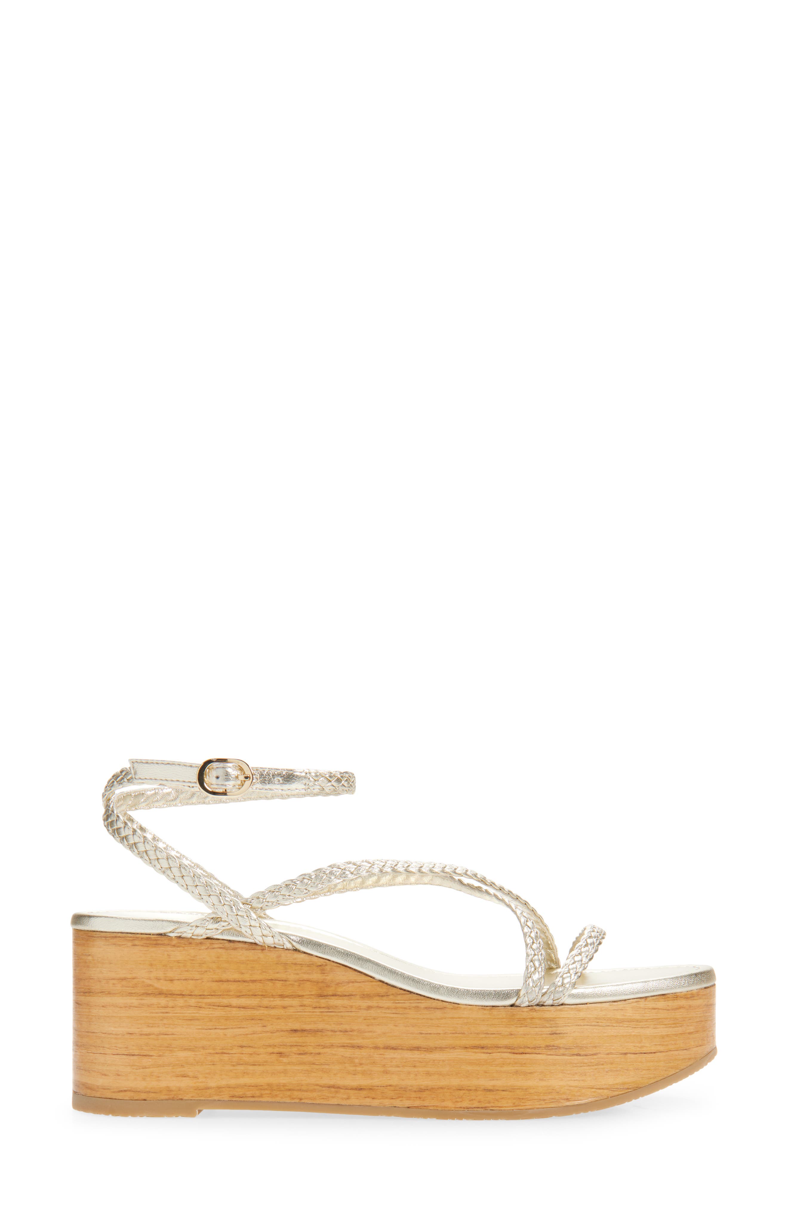 Wovette Wedge Sandal, Alternate, color, LIGHT GOLD/ SAND