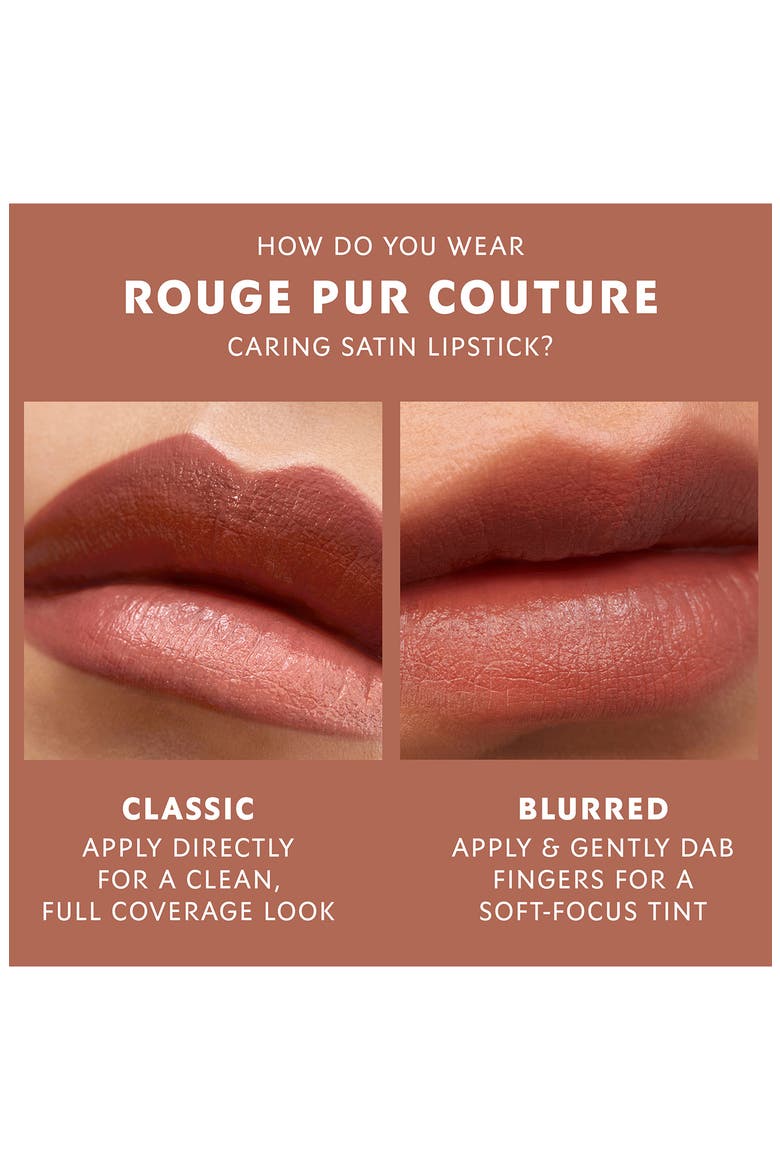 Rouge Pur Couture Caring Satin Lipstick with Ceramides, Alternate, color, NM NU MUSE