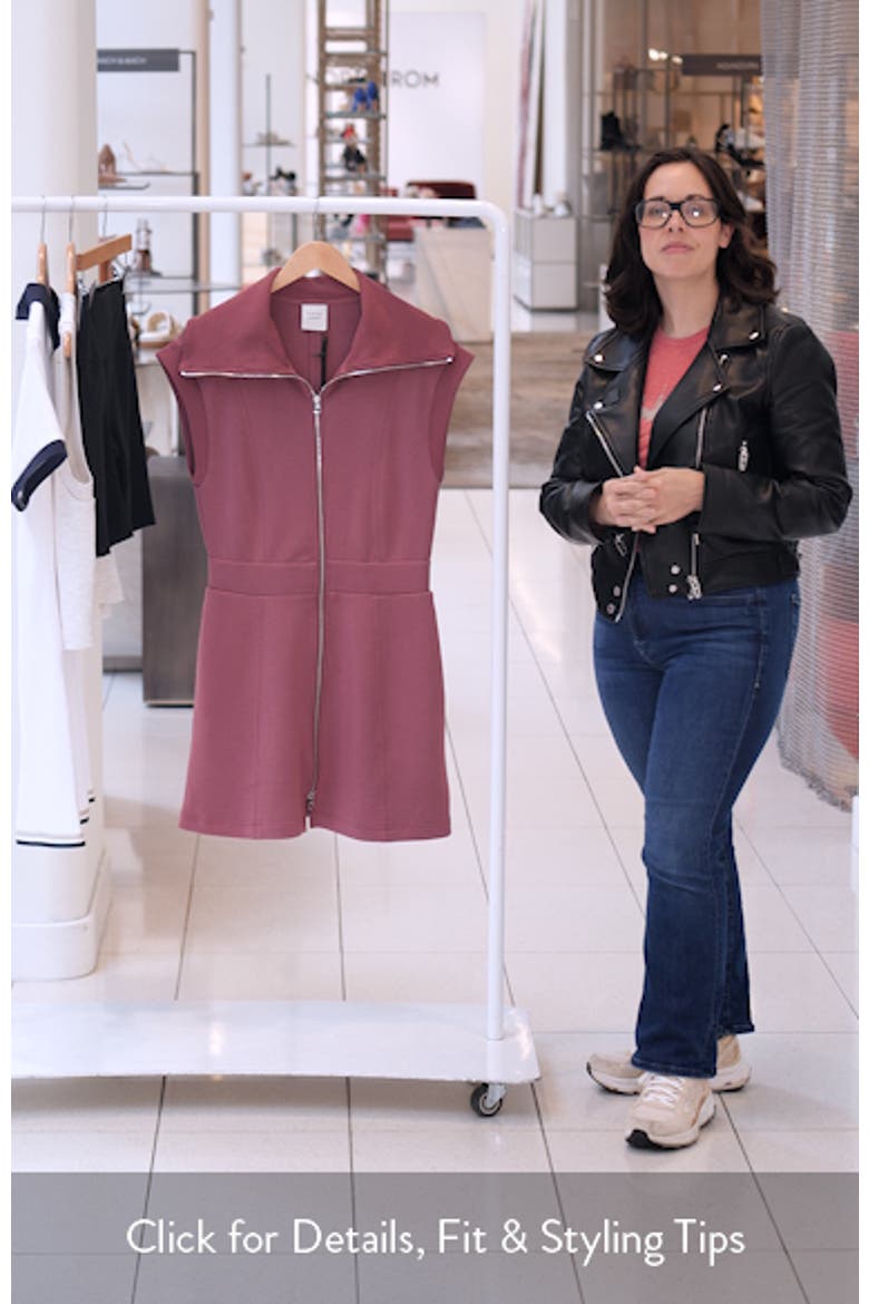 Rebecca Zip Through Minidress video