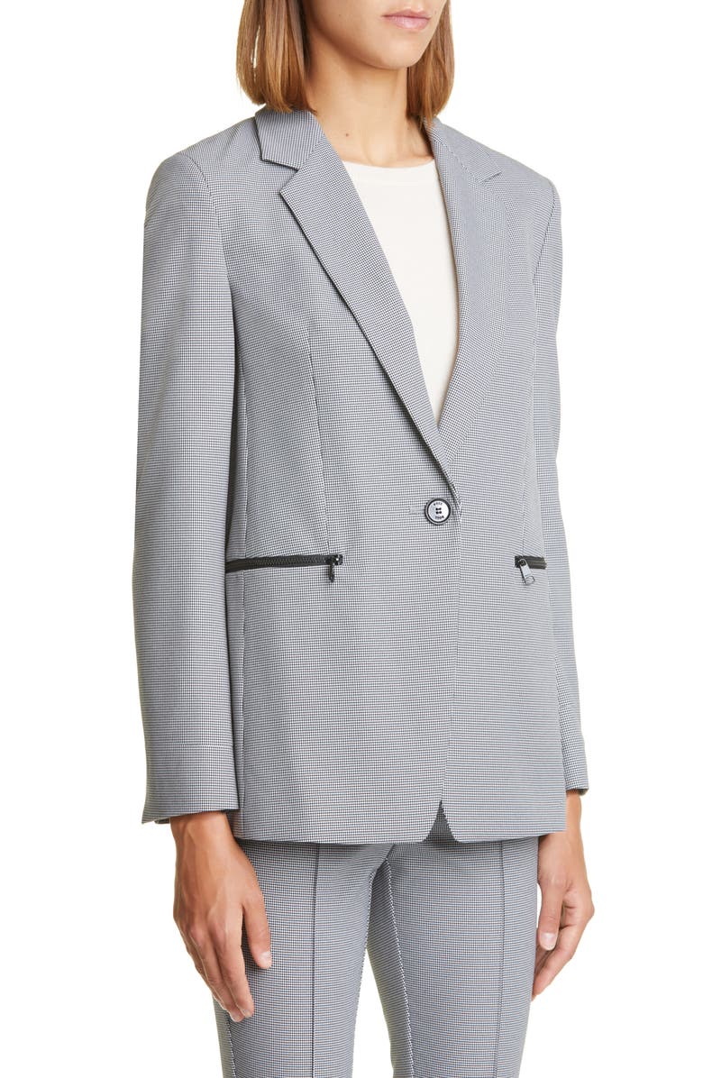 BOSS Jocalua Houndstooth Check Blazer, Alternate, color, 