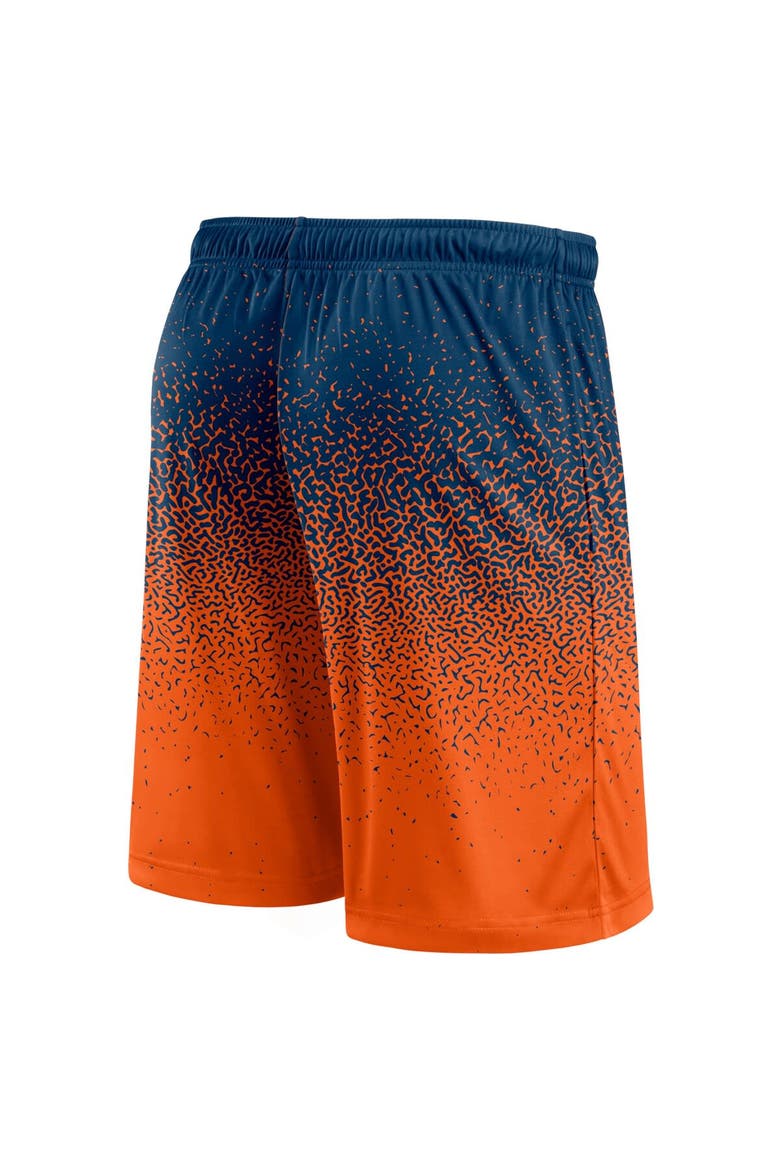 Men's Fanatics Branded Navy/Orange Chicago Bears Ombre Shorts, Alternate, color, Navy