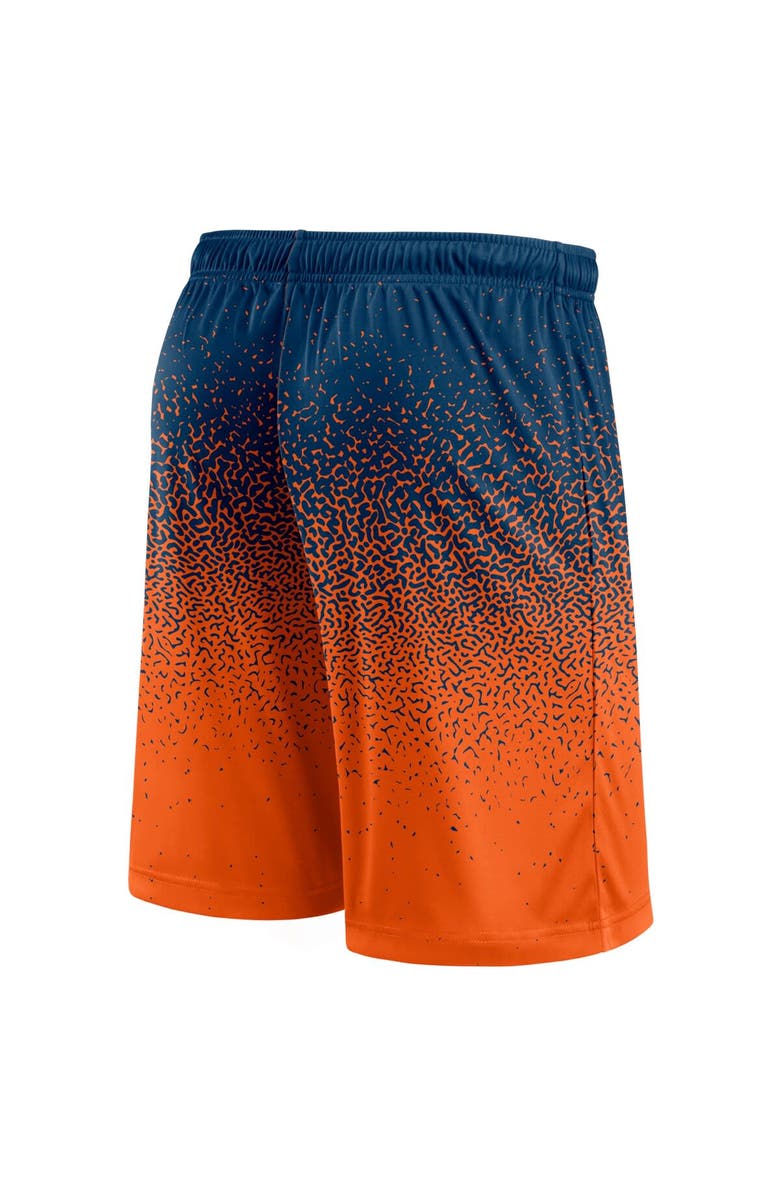 FANATICS Men's Fanatics Branded Navy/Orange Chicago Bears Ombre Shorts, Alternate, color, 