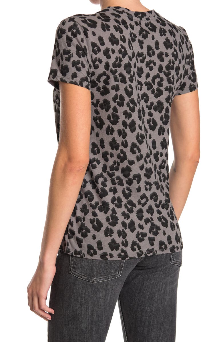 Lucky Brand Leopard Graphic Pocket Tee, Alternate, color, 