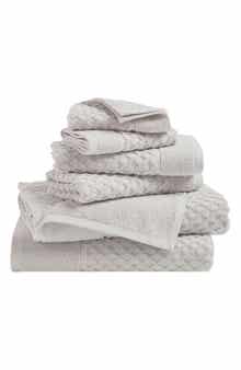 Woven & Weft Diamond Textured 6-Piece Towel Set