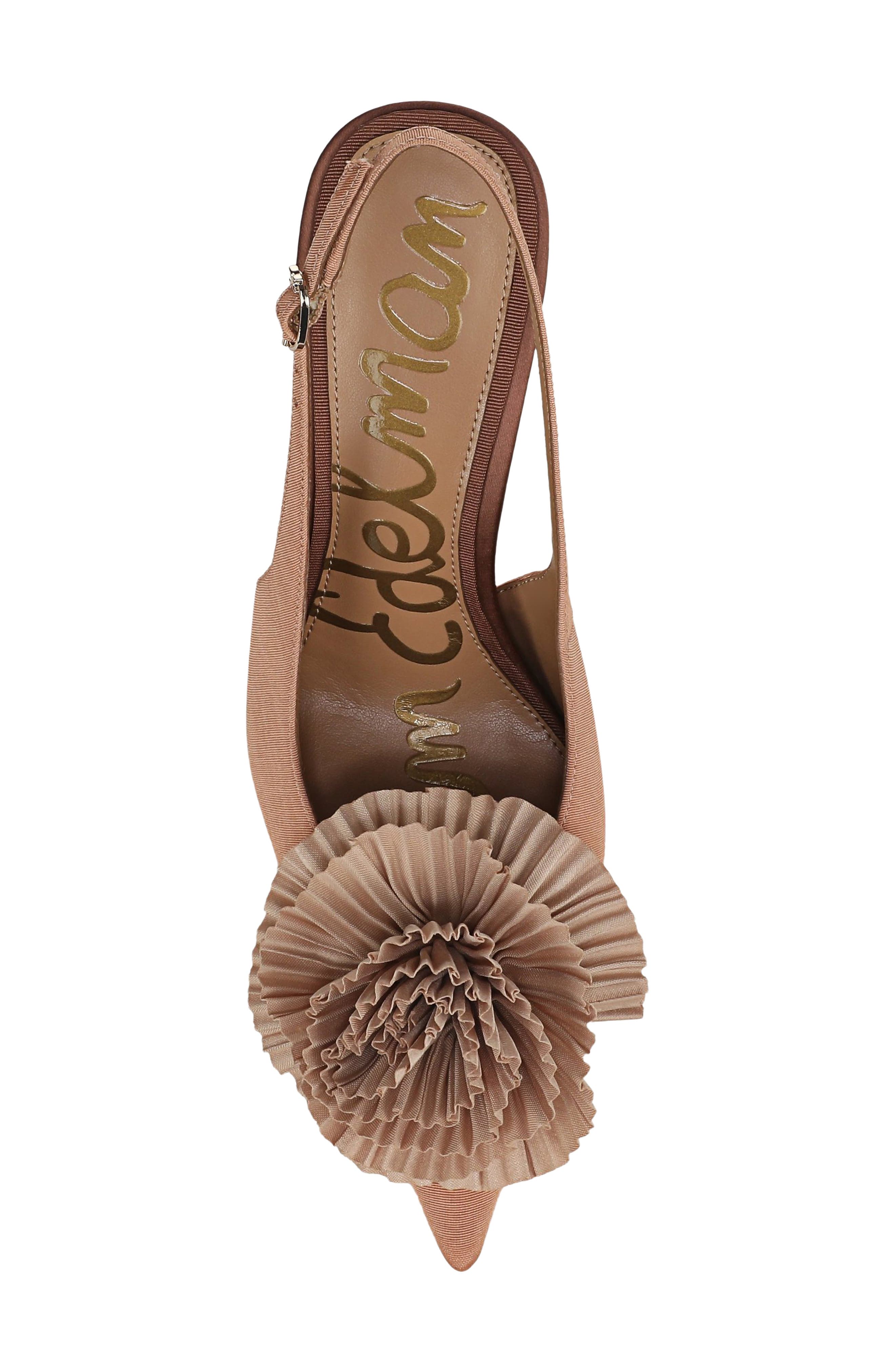 Tegan Flore Slingback Pump, Alternate, color, WARM BLUSH SE