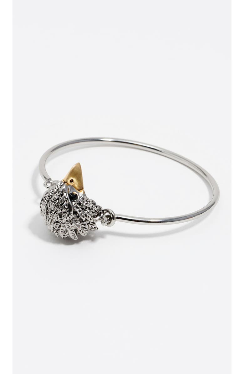 Bimba y Lola Eagle Rigid Bracelet, Main, color, Dark Silver