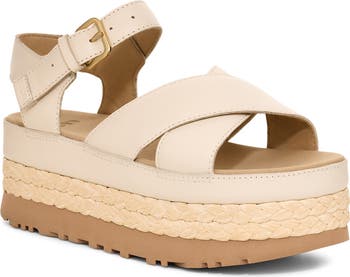 新作 UGG アグ Aubrey Ankle Strap Platform  厚底 サンダル UGG® Aubrey Ankle Strap Platform Sandal (Women) | Nordstrom