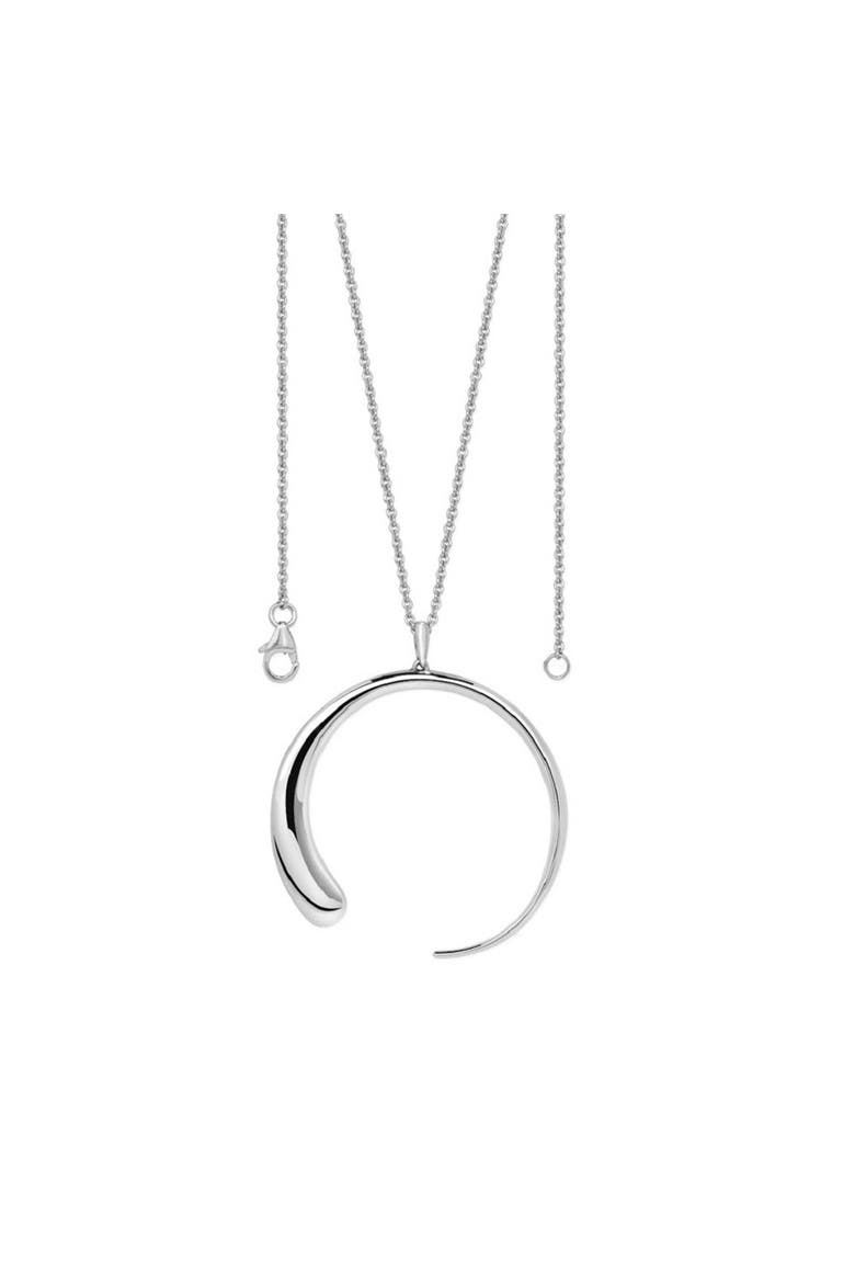 Large Luna Pendant, Main, color, Sterling Silver