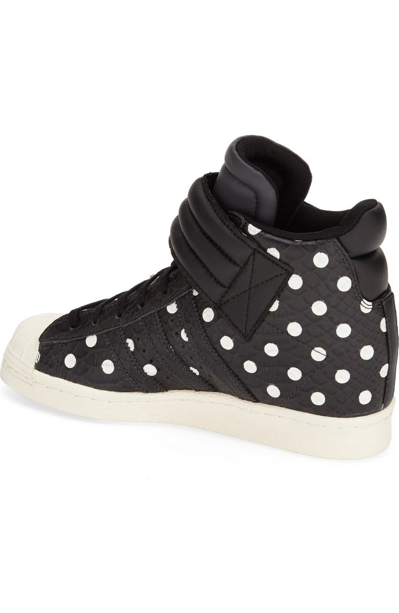 adidas 'Superstar Up Strap' Hidden Wedge Sneaker, Alternate, color,
