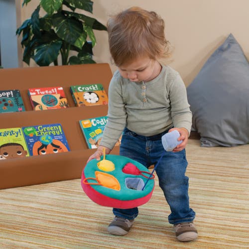 Kaplan Early Learning Company Shape Board With Attached Pieces In Multi