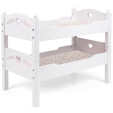 Petit Flora Wooden Doll Bunk Bed