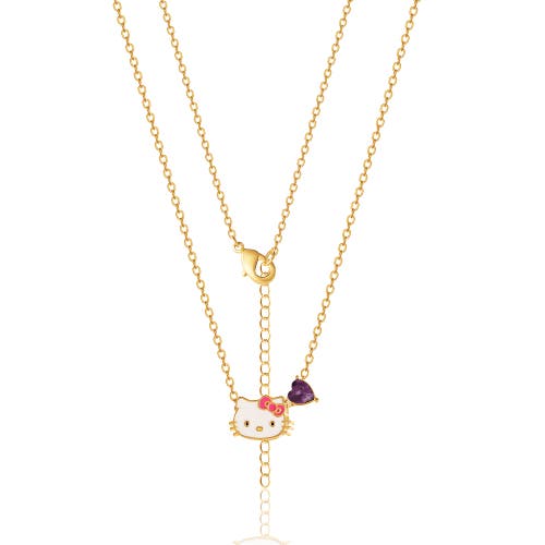 Sallyrose Heart Birthstone Charm Necklace In Multi