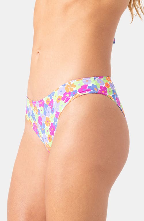 Roxy California Dreamin' Reversible Bikini Bottoms In Multi