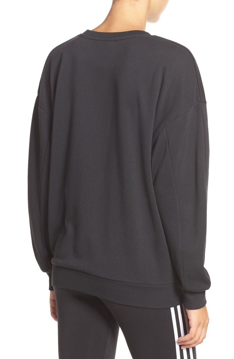 adidas Originals Trefoil Crewneck Sweatshirt, Alternate, color,