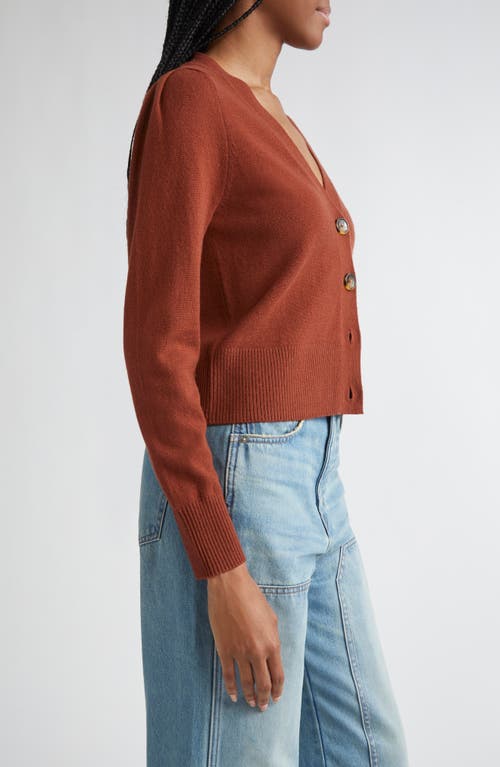 Veronica Beard Solene Cashmere Cardigan In Brown
