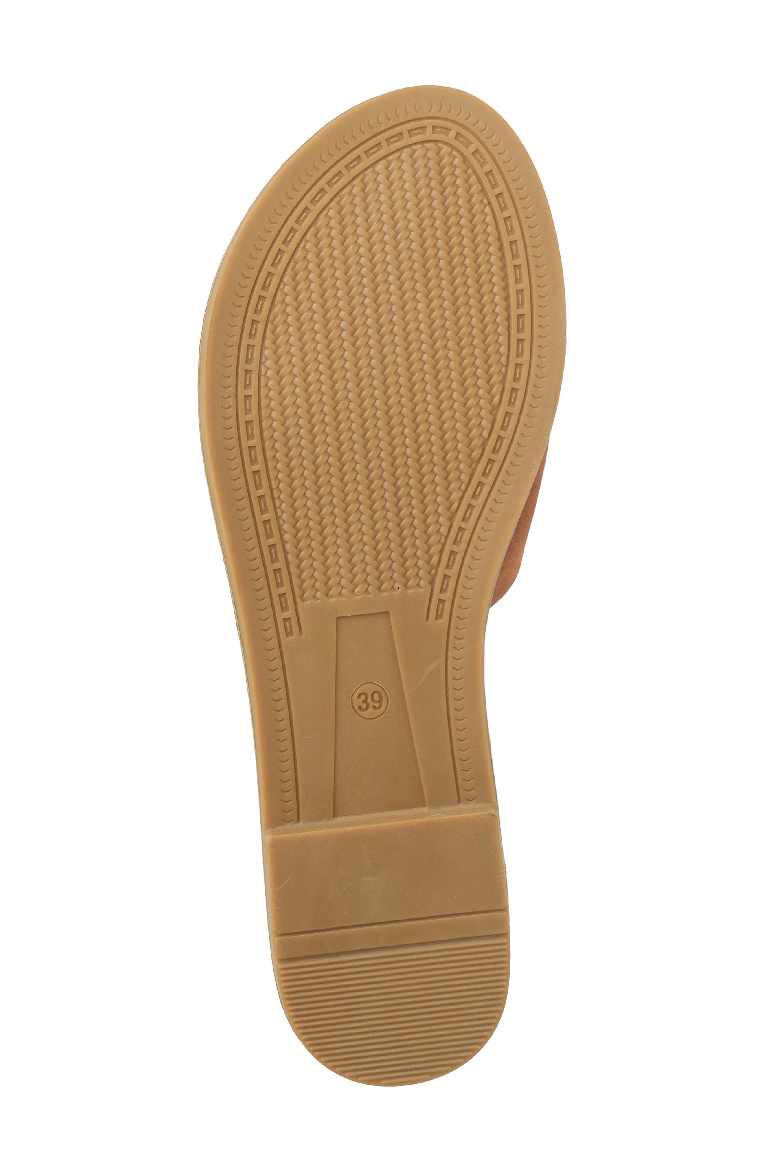 Westly Buckle Slide Sandal, Alternate, color, COGNAC