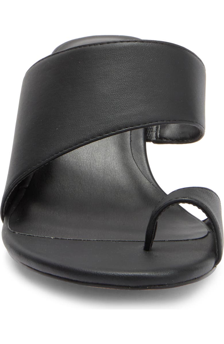 NORDSTROM RACK Adria Flared Heel Sandal, Alternate, color, Black