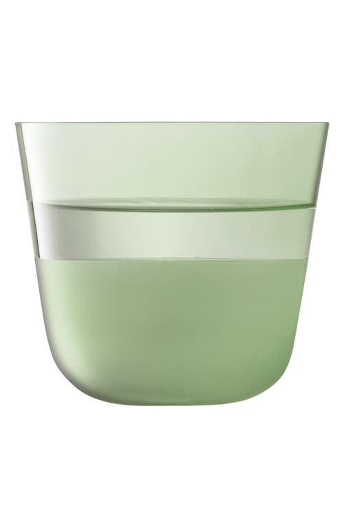Lsa Arc Contrast Set Of 4 Tumblers In Green