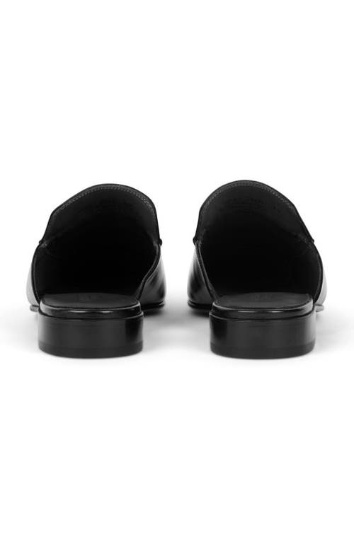 Anthony Veer Milano Horsebit Mule In Obsidian Black