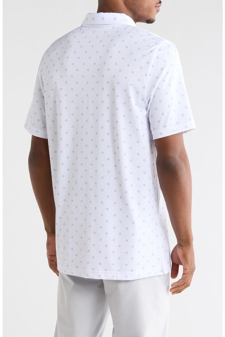 Saturday Night Stay Cotton Blend Polo, Alternate, color, WHITE