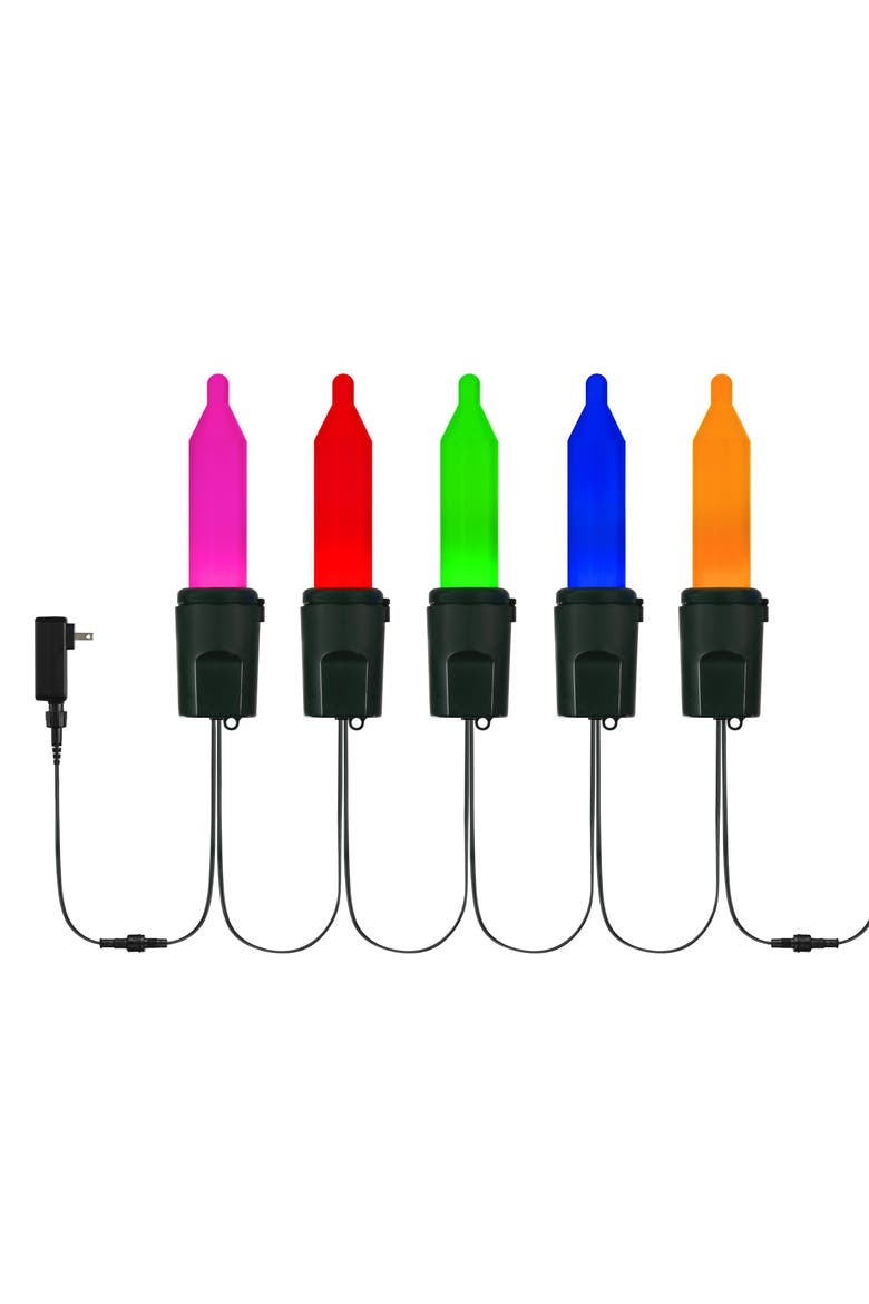 10 ft. Oversized Jumbo Multi-Color Light Strand, Main, color, Multicolored