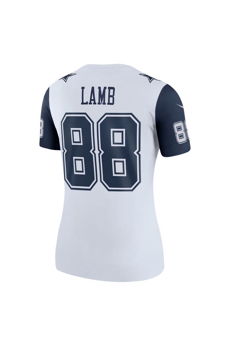 Women's Nike CeeDee Lamb  White Dallas Cowboys Legend Player Performance Top, Alternate, color, White