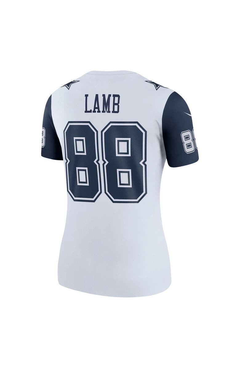 Nike Women's Nike CeeDee Lamb White Dallas Cowboys Legend Player Performance Top, Alternate, color, White
