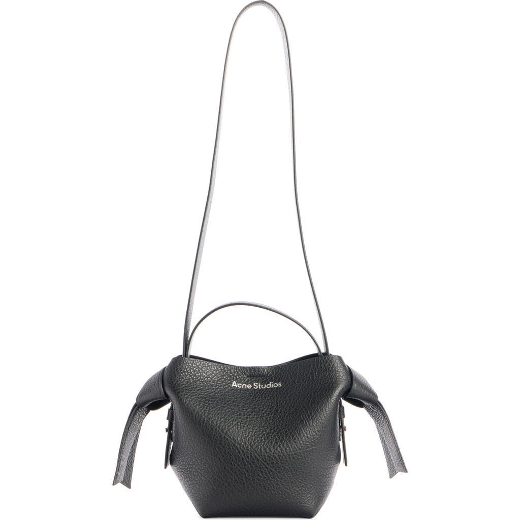 ACNE STUDIOS ACNE STUDIOS MINI MUSUBI LEATHER SHOULDER BAG