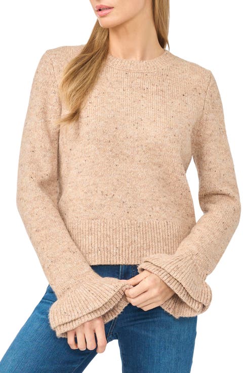 Confetti Ruffle Cuff Sweater