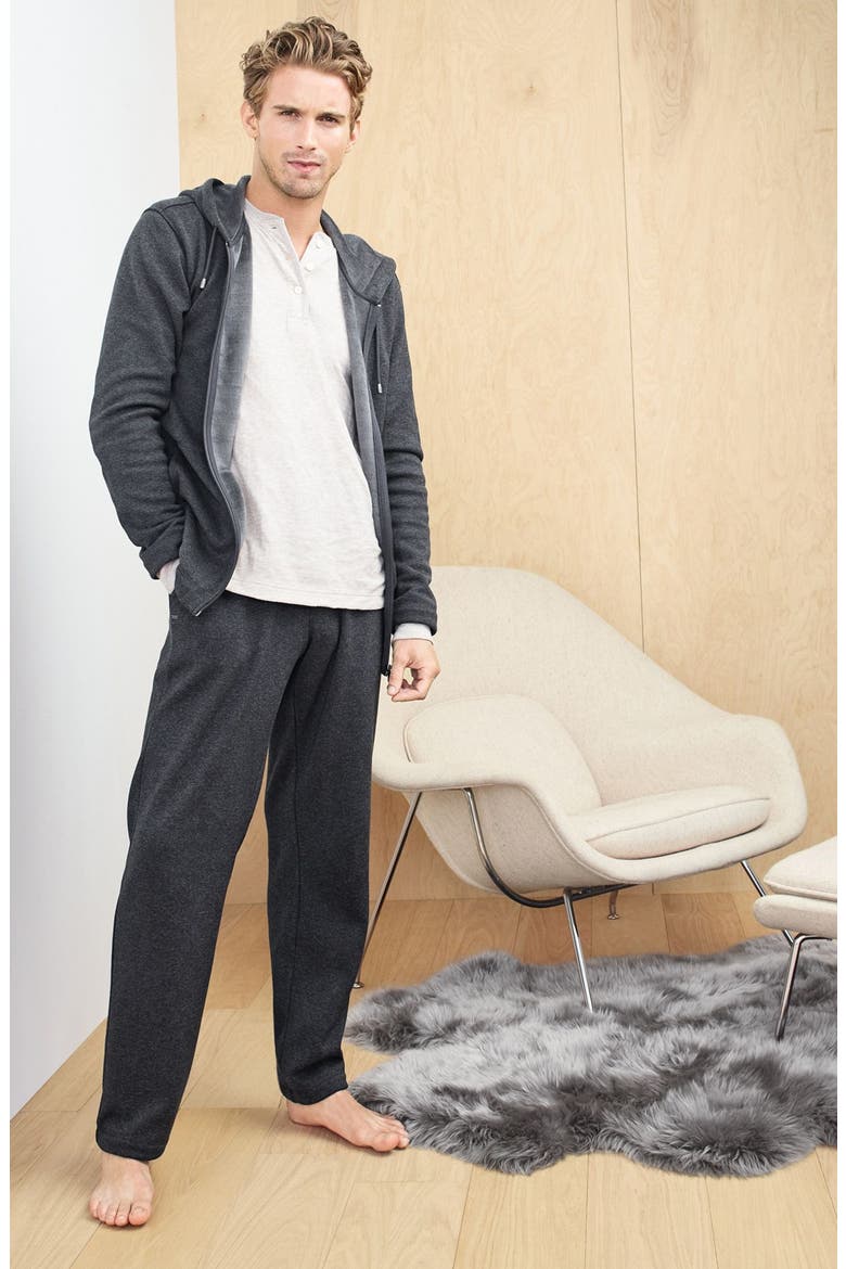 'Colton' Lounge Pants, Alternate, color, BLACK