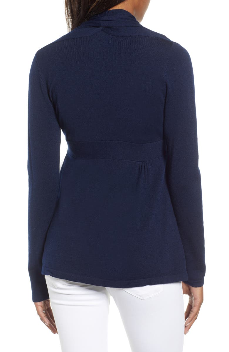 Angel Maternity Wool Blend Maternity Cardigan, Alternate, color, 