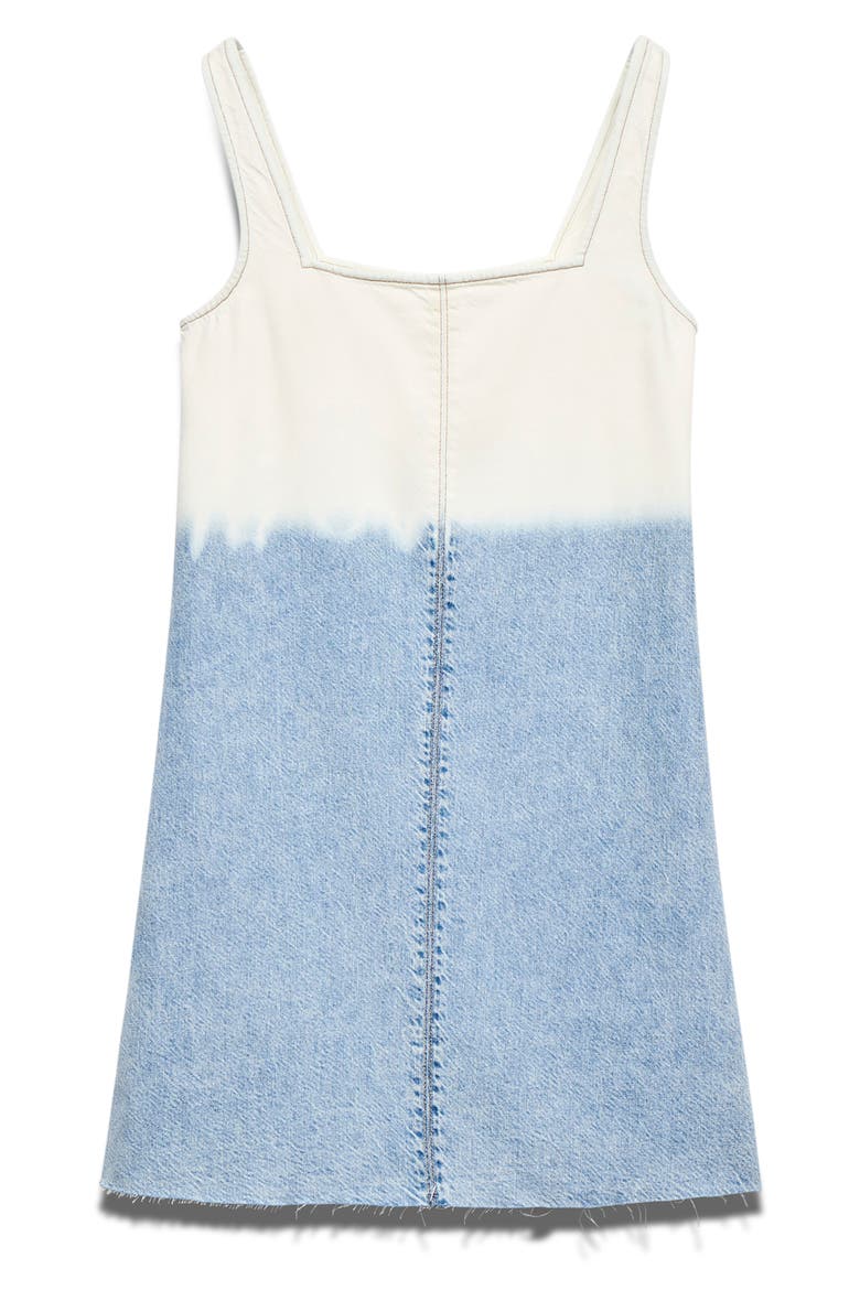Jayde Sleeveless Denim Minidress, Alternate, color, BLUE