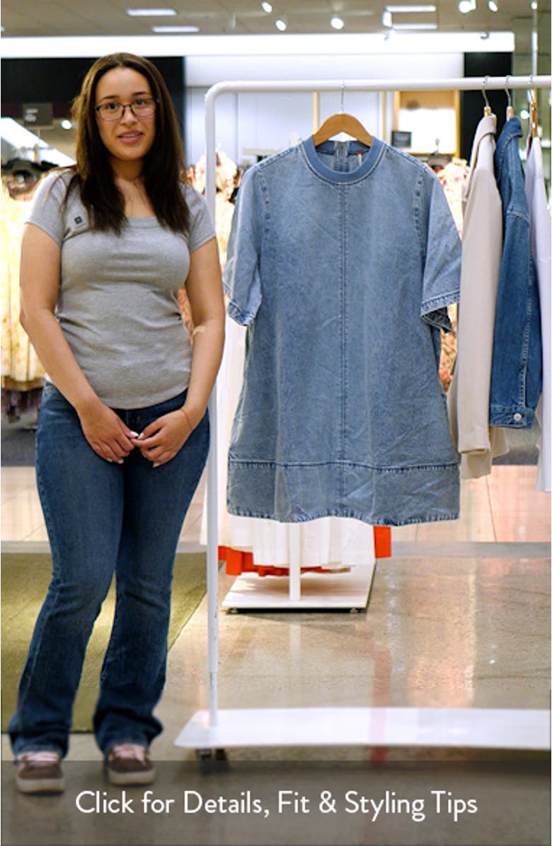 Harlow Denim Minidress, sales video thumbnail