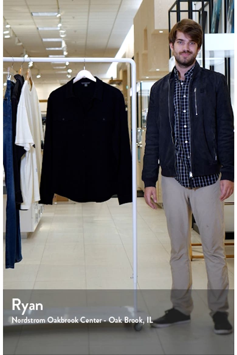 Abuja Textured Cotton Stretch Jacquard Button-Up Shirt video