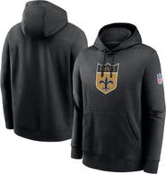 Nike Men's Nike  Black New Orleans Saints 2023 Sideline Club Alternate Tri-Blend Pullover Hoodie