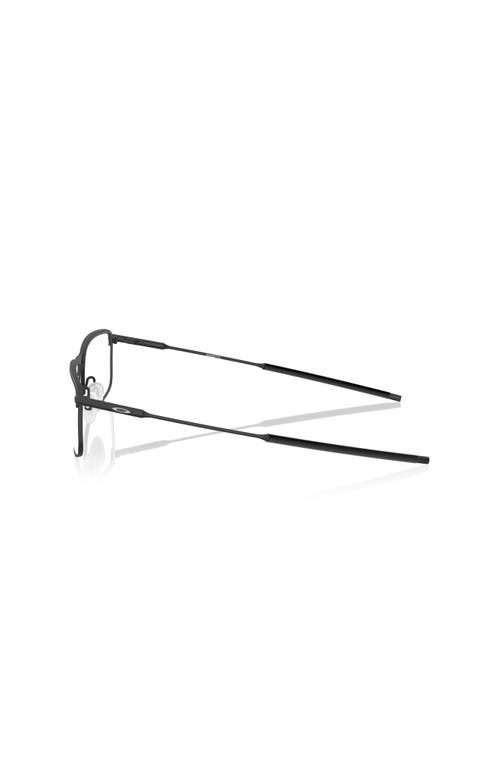 Oakley 56mm Rectangle Optical Glasses In Black