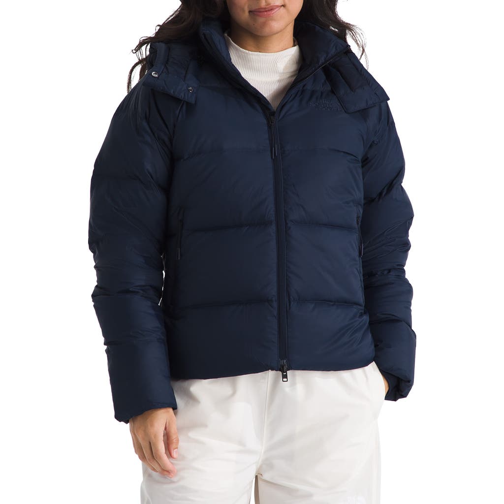 The North Face Hydrenalite City Down Hooded Parka In Blue