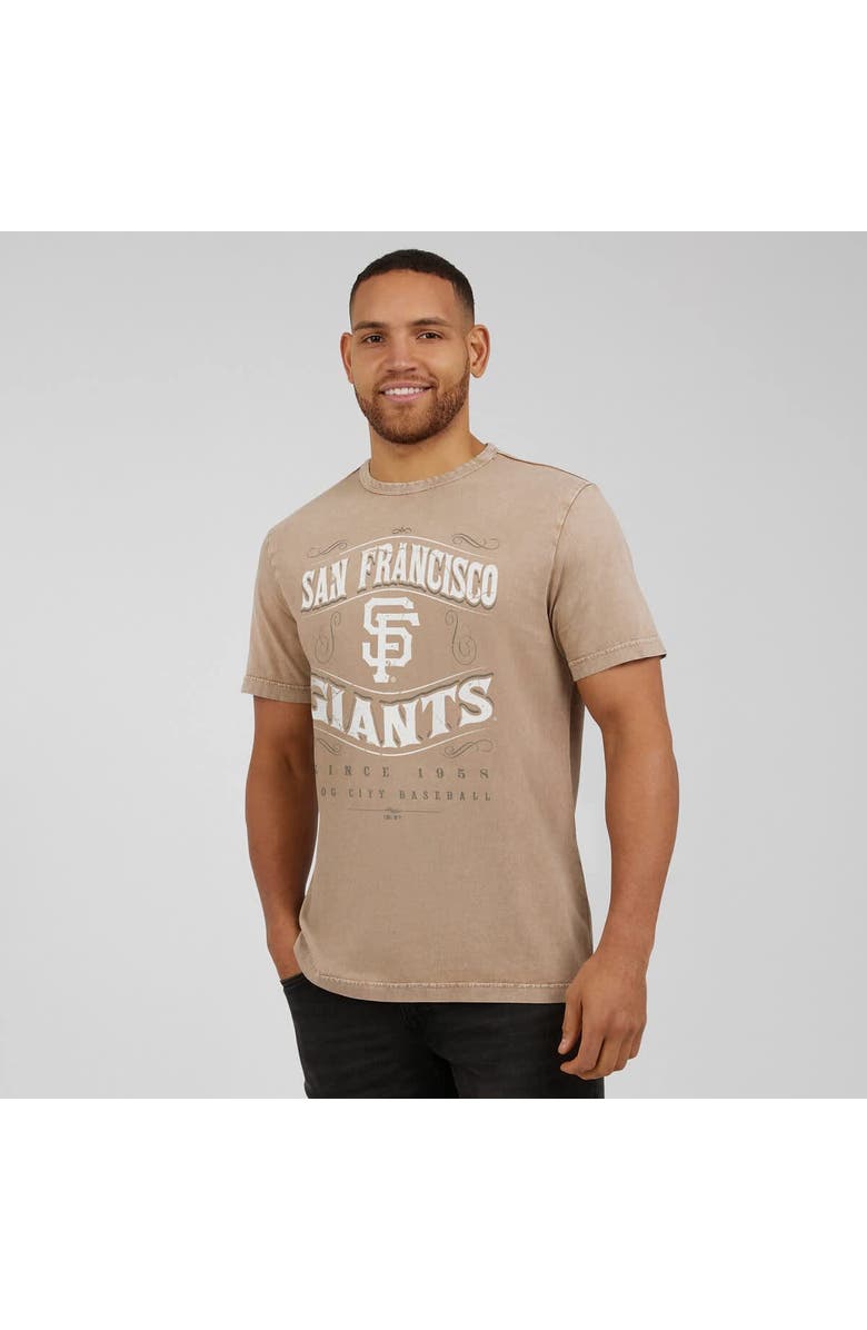 Darius Rucker Collection by Fanatics Men's Darius Rucker Collection by Fanatics Tan San Francisco Giants Sun Faded T-Shirt, Alternate, color, Tan