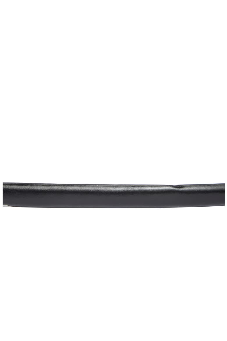 The Lady Leather Belt, Alternate, color, BLACK / NICKEL