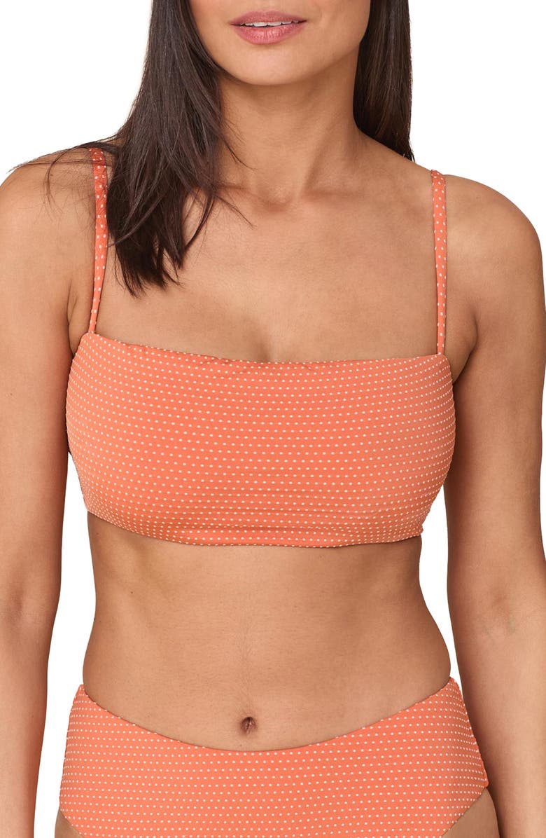 Andie Cabo Bikini Top, Main, color, Marmalade
