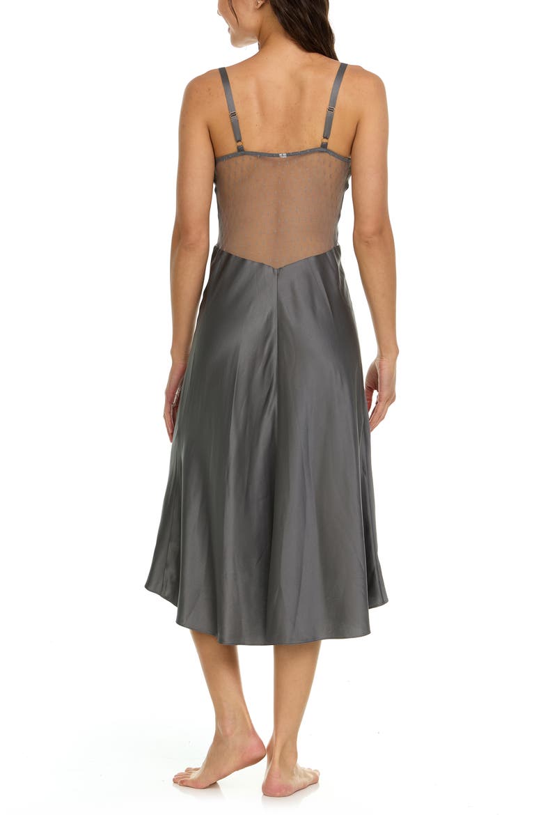 Showstopper Nightgown, Alternate, color, GRAY