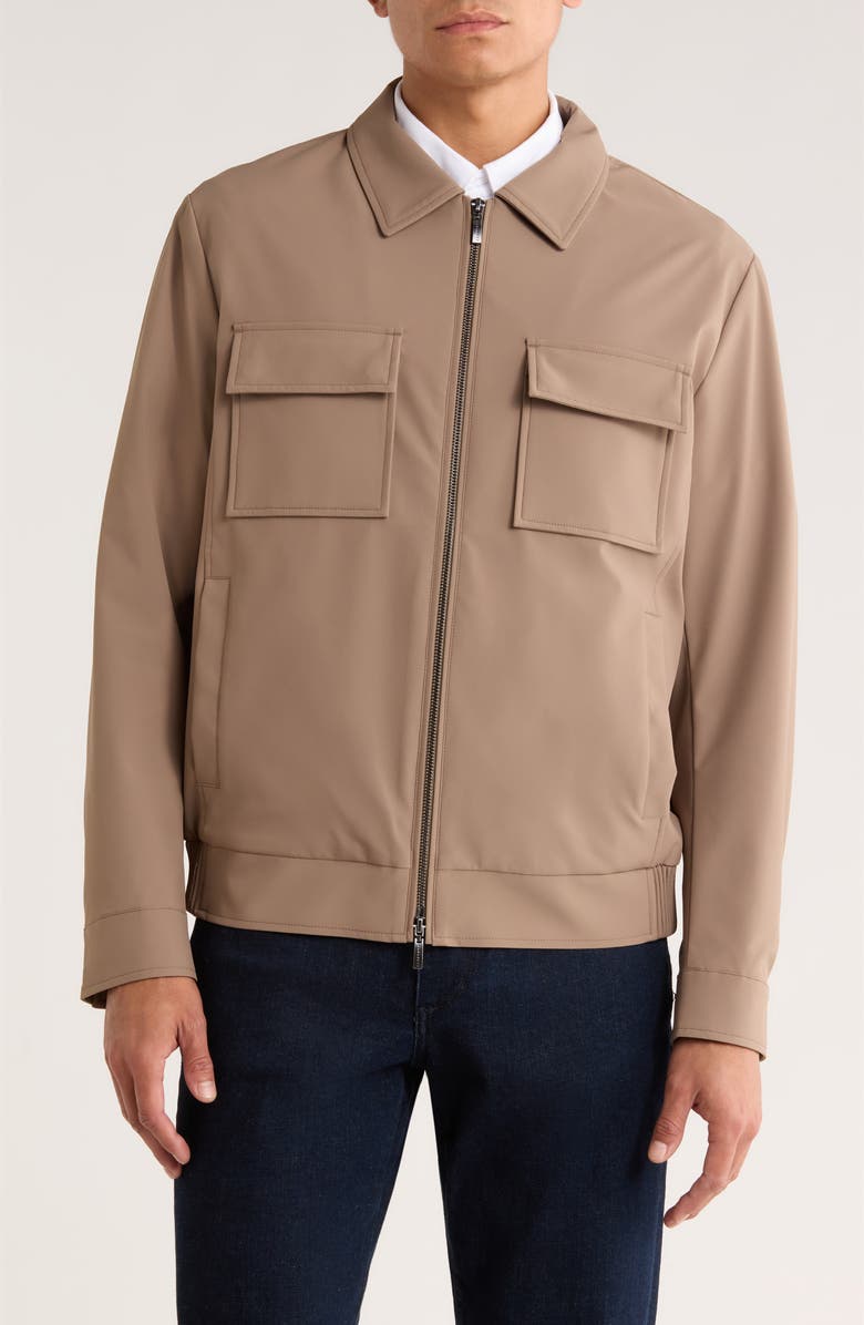 Robert Barakett Jerry Utility Jacket, Alternate, color, Beige