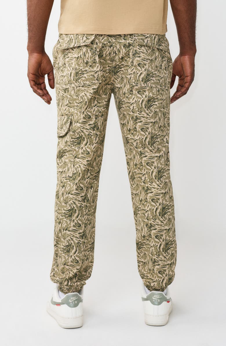 True Religion Camo Print Joggers, Alternate, color, Abstract Camo