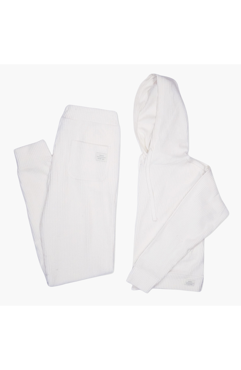 Everyday California Malibu Ribbed Jogger, Alternate, color, Off White