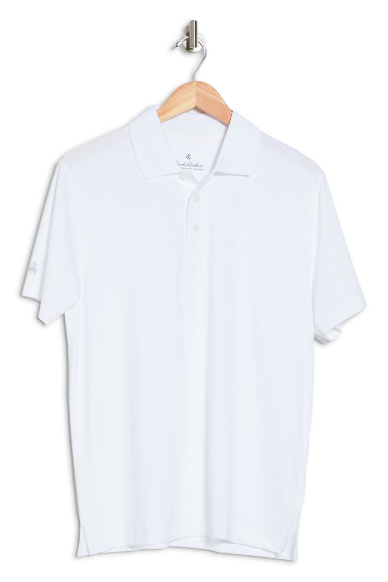 Knit Solid Polo, Alternate, color, WHITE